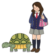 Girl with Turtle