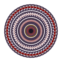 Mandala aux manchots