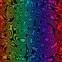 Psychedelic Rainbow Zebra - Remix