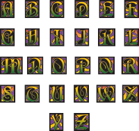 Alphabet By Jannet Gooch AKA Scarlet_Letter