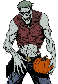 Zombie Brings the Pumpkin - Colour Remix
