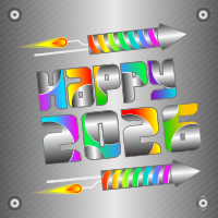 Happy 2026 Card