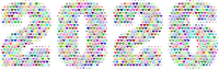 Love And Peace 2026 Colorful