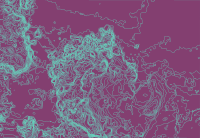 Abstract Topographical Background