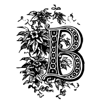 B Drop Cap