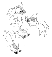 Four Goldfish