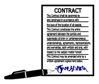 Fountain Pen and Contract