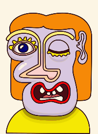Simple Face AI Color Variation
