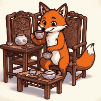 Fox wants to drink chinese tea too