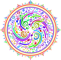 Music Design By Geralt Vectorized Colorful No BG