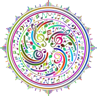 Music Design By Geralt Vectorized Polyprismatic No BG