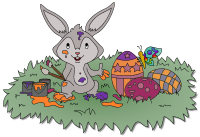 Easter Coloring Image - Colour Remix
