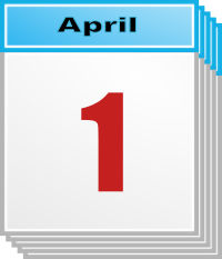 Calendar Icon - April 1 Remix