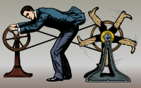  butt kicking machine colorized