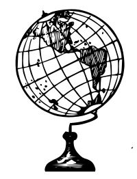 Lutz- Globe - outline