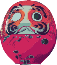 One Eyed Daruma