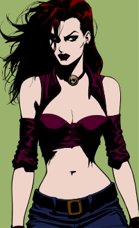 Cartoon woman remix