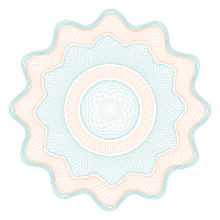 Guilloche rosette