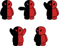 Hero 1 poses