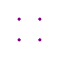 animation: 16 dots moving