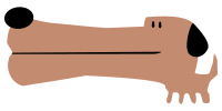 Cartoon Dog Big Mouth 1