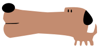 Cartoon Dog Big Mouth 2
