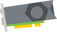 High End Expensive GPU Icon