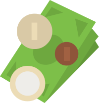 Money Coins and Bills Icon