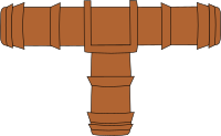 Garden t connector