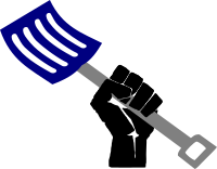 Snow Shovel in Fist