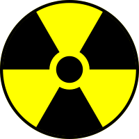 Radiation Warning Round Logo