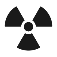 Radiation Symbol Rounded Corners