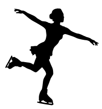 Figure Skating Silhouette