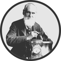 Sir William Thomson, Baron Kelvin by T. & R. Annan & Sons