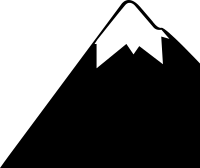 Mountain snow icon