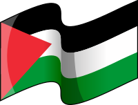 Palestine flag waving symbol emoji