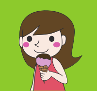 Girl with Ice Cream