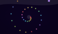 Abstract Rainbow Spiral - Animated