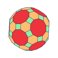 Truncated Icosidodecahedron Rotate Animation