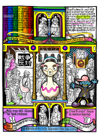 Biblia pauperum ~1450 - Nonsense REMIX