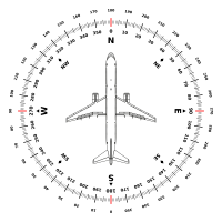 Aviation navigation compass