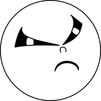 Angry Cartoon Ball Mask