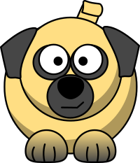 Cartoon Pug