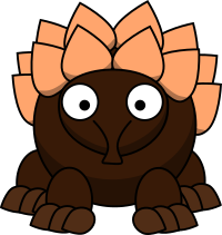Cartoon Echidna