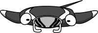 Cartoon Manta ray