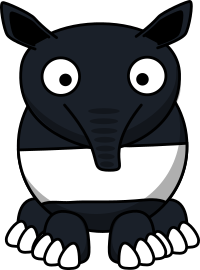 Cartoon Tapir