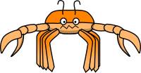 Cartoon Spider crab