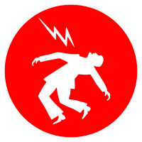 DANGER Electric shock