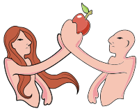 Woman Man And The Apple