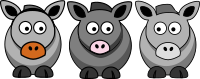 The 3 Donkeys in one…